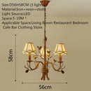 Modern LED Chandelier Pendant Light for dining kitchen island villa restaurant luster luminaire by Ljojo