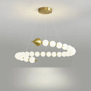 Ljojo Luxury Gold LED Pendant Chandelier for Dining Room & Bedroom