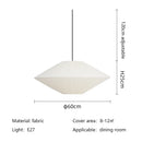 Nordic Simple Fabric Led Pendant Lamp Chandelier E27 Lighting - Ljojo