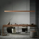 Ljojo Minimalist Walnut Wood Chandelier Pendant Light for Home Room Decoration