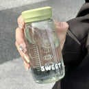 Ljojo Mini Portable Water Bottle with Tea Strainer - Small Capacity Reusable Drinking Cup