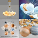 Ljojo Magic Bean Nordic Cream Chandelier - Modern Bedroom Lighting
