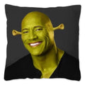 Dwayne Johnson Rock Face Cushion Cover for Sofa by Ljojo - Home Decor Pillowcase