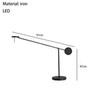 Ljojo Long Arm LED Wall Lamp Minimalist Office Bedside Sconce Home Decoration Wall Lights