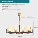LED Chandelier Pendant Light Modern Nordic Retro Dining Room Decor Ljojo