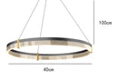 Modern Acrylic Pendant Light for Living Room - Luxurious Glossy Chandelier by Ljojo