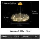 Ljojo Modern Acrylic Hanging Light Petal Design for Bedroom Living Room - SANDYHA Compatible