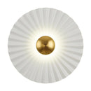 Nordic Stylish LED Wall Pendant Light | Scallop Pleated Wall Lamps by Ljojo