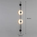 Ljojo Minimalist Long Led Wall Light for Living Room - Indoor Lighting Fixture Decoration