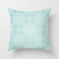 Ljojo Mint Green Geometric Print Lumbar Pillowcase