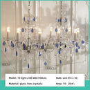 European Luxury K9 Crystal Chandelier: Elegant Living Room Candle E27 LED Ceiling Light by Ljojo