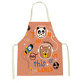 Ljojo Lion Truck Kitchen Apron with Cute Animal Design