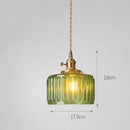 Nordic Purple Glass LED Pendant Lights - Elegant Chandelier for Kitchen & Dining Room by Ljojo