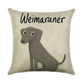 Ljojo Linen Pillowcase: Cartoon Digital Print Pattern for Office, Car, Home Sofa