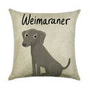Ljojo Linen Pillowcase: Cartoon Digital Print Pattern for Office, Car, Home Sofa