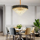 Crystal Pendant Light Modern Luxury Chandelier for Dining Room Bedroom - Ljojo