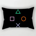Ljojo 30x50cm Gamer Handle Print Pillowcase for Sofa, Car Seat, Gaming Room