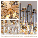 Modern Luxury Crystal LED Pendant Lights Chandelier Lighting for Villa Living Dining Room by Ljojo