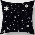 Christmas Elk Print Pillowcase 45x45cm for Sofa, Car, Bedroom & Living Room Decor