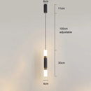 Ljojo LED Pendant Light Chandelier with Spotlights Modern Indoor Lighting for Living Room Bedroom
