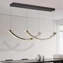Ljojo LED Crystal Chandelier Ceiling Lamp for Living Room Lighting