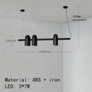 Ljojo Nordic Minimalist U-shaped Iron Chandelier Art Pendant Lamp LED Lighting