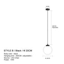 LED Restaurant Pendant Lights Chandelier Black Gold Nordic Luxury Kitchen Fixtures Ljojo