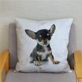 Chihuahua Dog Printed Cushion Cover by Ljojo for Home Decor