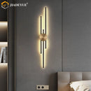 LED Nordic Long Wall Lamp Modern Living Room Bedroom Decorative Light by Ljojo