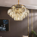 Ljojo Luxury Gold Crystal Chandelier for Living Room Villa Kitchen Decor