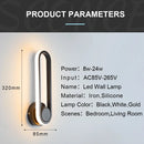 Ljojo LED Wall Sconce: Modern Indoor Bathroom Bedroom Light
