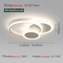 Ljojo Luxury Ceiling Lamp: Nordic Modern Minimalist Bedroom Light