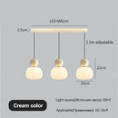 Cream LED Pendant Chandelier Stylish Lighting Modern for Bedroom Dining Room Home Decor Functional Illumination by Ljojo