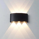 Ljojo LED Wall Sconces - Modern Indoor Outdoor Up Down Lights for Living Room & Bedroom