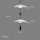 Ljojo Modern Circular Ceiling Chandelier for Living Room - Designer Minimalist Fixture