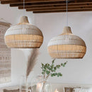 Ljojo Rattan Pendant Light Chandelier Modern Elegant Stylish Living Room Fixture