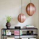 Ljojo Minimalist Danish Pendant Light: Ufo Lampshade, Rustic Fabric Lantern Lamp