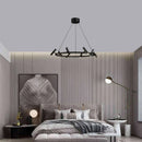 LED Chandelier Metal Suspension Light Fixtures Minimalist Dropshipping for Dining Kitchen Bedroom LED by Ljojo