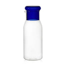 Ljojo 27oz Glass Bedside Water Carafe and Cup Set in Blue Yellow Teal Grey