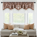 Ljojo Luxury Jacquard Weave Valance Curtain for Home Decoration