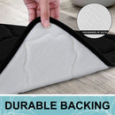 Ljojo Memory Foam Bath Mat Ultra Soft Non-Slip Water Absorbent Shower Rug