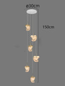Ljojo LED Pendant Lights Modern Chandeliers for Living Room Dining Room