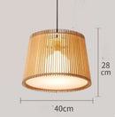 Bamboo Chandelier Ceiling Light for Home Decor - Nordic Style Pendant Lamps by Ljojo