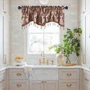 Ljojo Luxury Jacquard Weave Valance Curtain for Home Decoration