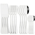 Ljojo 16-Piece Stainless Steel Cutlery Set - Silverware Spoon Knife Fork Tableware