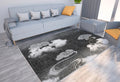 Ljojo Marble Texture Printed Carpet for Home Living Room and Bedroom Decoration