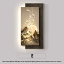 3D Sandstone Landscape Painting - Modern Corridor Decoration Wall Lamp by Ljojo