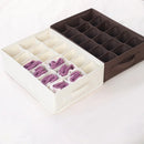Ljojo™ Socks Underwear Organizer: Washable Drawer Storage Box for Lingerie, Bras, Socks, Leggings