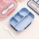 Ljojo 3 Compartment Microwavable Lunch Box Container