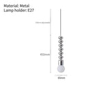 Modern Glass Ball Led Pendant Lights for Dining Room Bedroom Bar Home Decor Hanging Light Ljojo